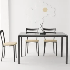 Cancio Spirit Chaise de cuisine moderne en synthétique et métal><noscript><img width=