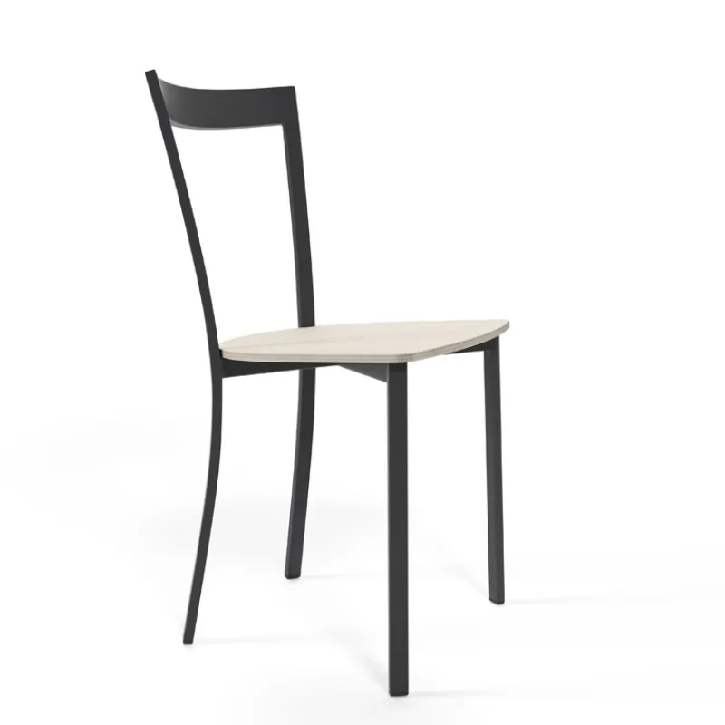 Cancio Spirit Chaise de cuisine métal et bois> Chaise De Cuisine
