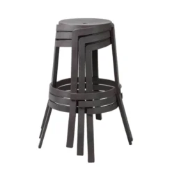 Stack Maxi Tabouret de bar recyclé et empilable><noscript><img width=