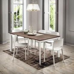 La primavera Steave Console extensible rectangulaire en stratifié><noscript><img width=