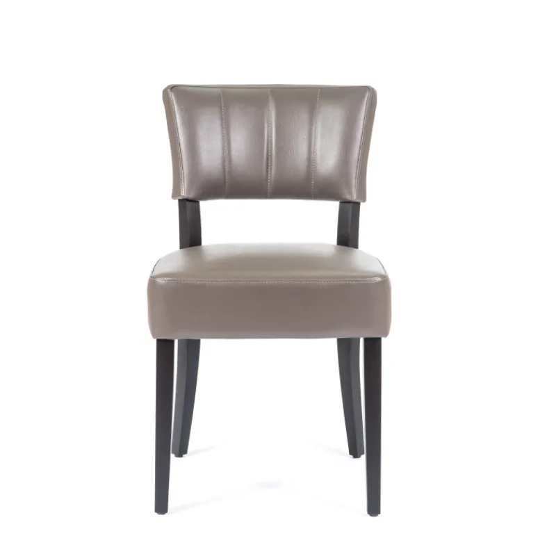 Sessio Steffi 2 Chaise de salle à manger en synthétique et bois> Chaise De Cuisine|Chaise De Salle à Manger