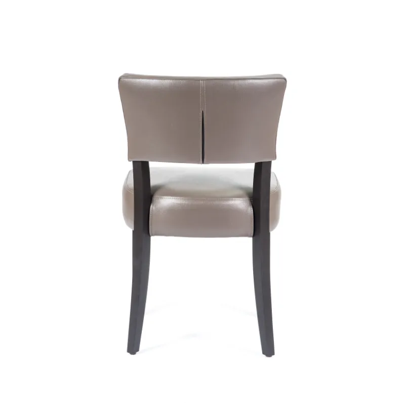 Sessio Steffi 2 Chaise de salle à manger en synthétique et bois> Chaise De Cuisine|Chaise De Salle à Manger