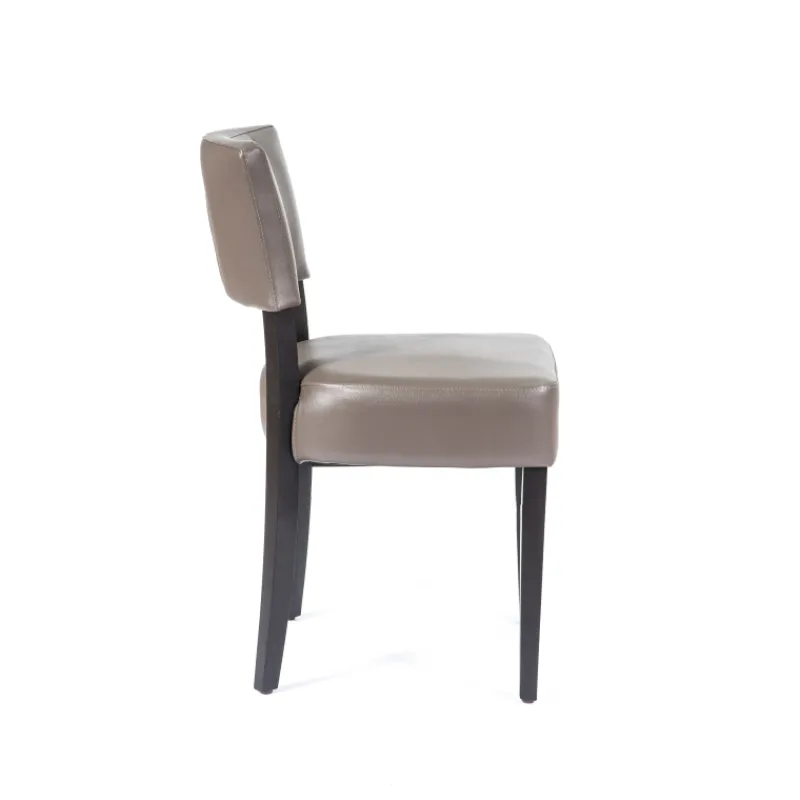 Sessio Steffi 2 Chaise de salle à manger en synthétique et bois> Chaise De Cuisine|Chaise De Salle à Manger