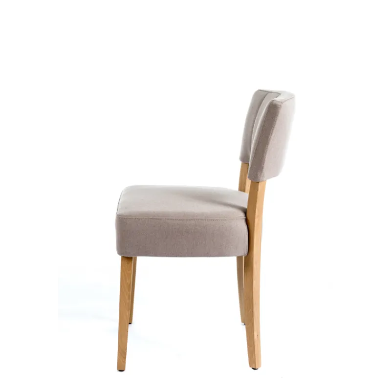 Sessio Steffi 2 Chaise matelassée en tissu et bois> Chaise De Salle à Manger|Chaise Salon