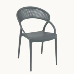 Sunset Chaise design de jardin empilable en polypropylène><noscript><img width=
