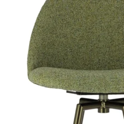 Perfecta Swiftie Tabouret de bar pivotant en tissu et pieds métal><noscript><img width=