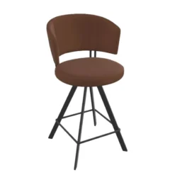 Perfecta Tabouret haut design pivotant en simili – Allure><noscript><img width=