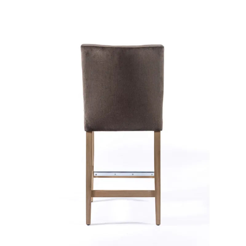 Sessio Tabouret snack en tissu et bois – Matias 2> Tabouret Snack (assise +/- 65 Cm)|Tabouret De Bar (assise +/- 80 Cm)