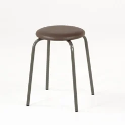 Perfecta TabRond Tabouret bas empilable en métal et simili> Tabouret Bas (assise +/- 45 Cm)