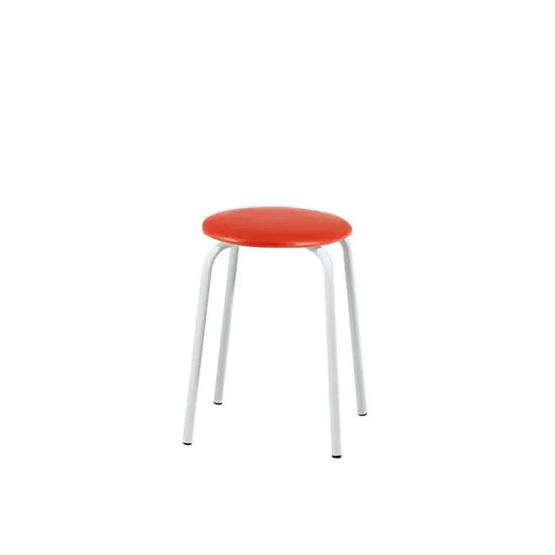 Perfecta TabRond Tabouret bas empilable en métal et simili> Tabouret Bas (assise +/- 45 Cm)