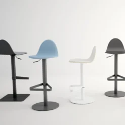 Cancio Tabu Tabouret réglable design en synthétique et métal><noscript><img width=