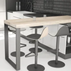 Cancio Tabu Tabouret réglable et pivotant design en bois><noscript><img width=