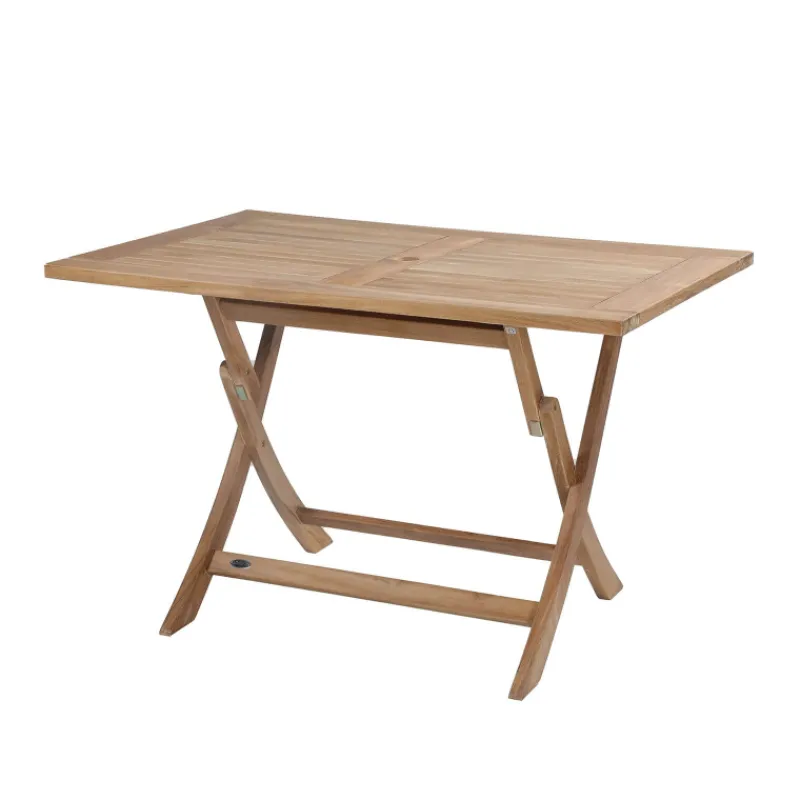 Medicis TanamaTable de jardin rectangulaire pliante en teck massif> Table De Jardin