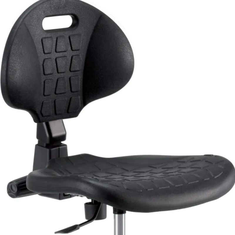 Sokoa Tecnik Chaise d'atelier en polyuréthane sur patins avec repose> Chaise De Bureau