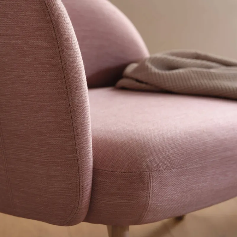 Mobitec Thalia ® Banquette cosy en tissu avec pieds en bois> Chaise Salon|Chaise Pour Chambre
