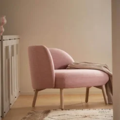 Mobitec Thalia ® Banquette cosy en tissu avec pieds en bois><noscript><img width=