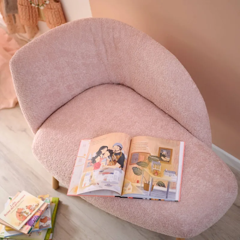 Mobitec Thalia ® Banquette cosy en tissu avec pieds en bois> Chaise Salon|Chaise Pour Chambre