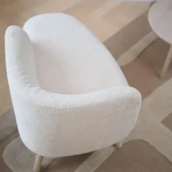 Mobitec Thalia ® Banquette cosy en tissu avec pieds en bois><noscript><img width=
