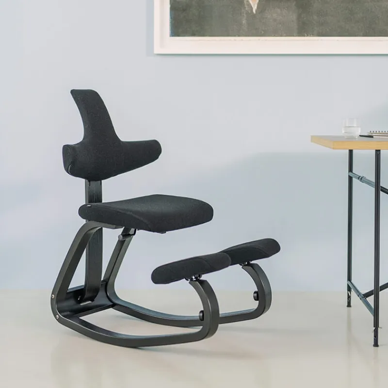Varier ThatSit ® Chaise de bureau ergonomique à bascule en tissu et bois> Chaise Pour Chambre|Chaise De Bureau