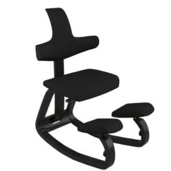 Varier ThatSit ® Chaise de bureau ergonomique à bascule en tissu et bois><noscript><img width=