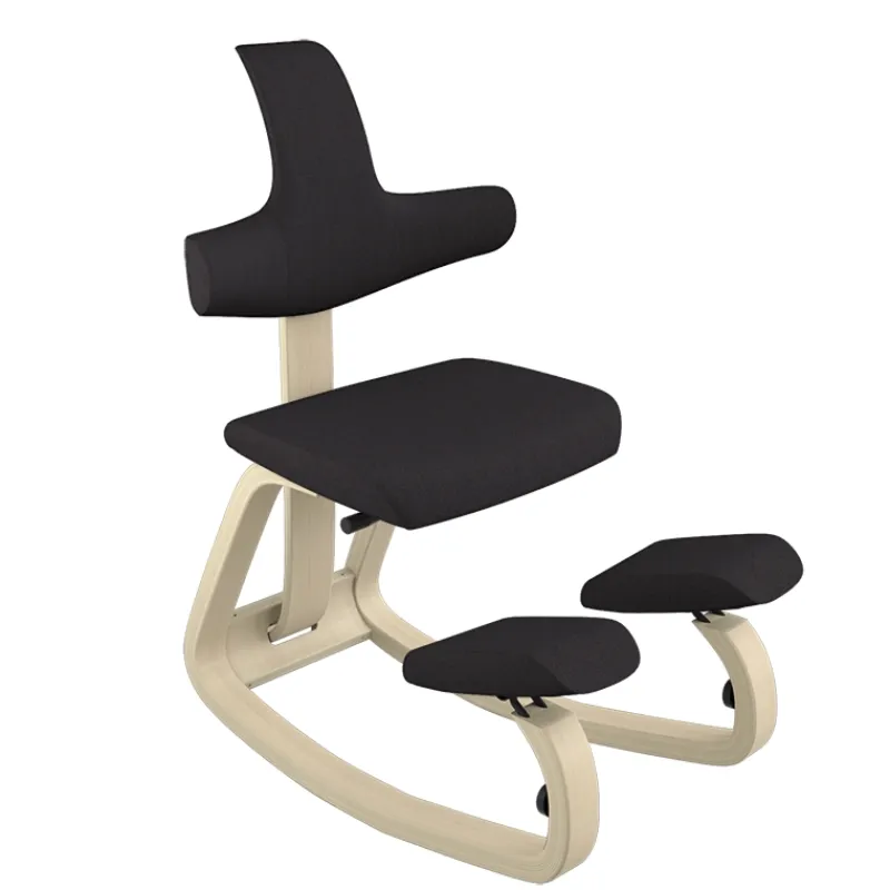 Varier ThatSit ® Chaise de bureau ergonomique à bascule en tissu et bois> Chaise Pour Chambre|Chaise De Bureau