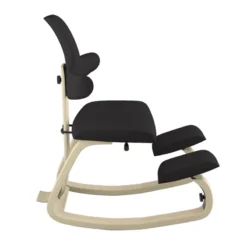 Varier ThatSit ® Chaise de bureau ergonomique à bascule en tissu et bois><noscript><img width=