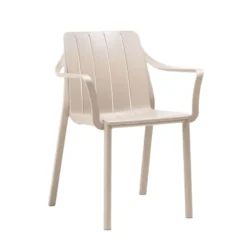 Tiberina Fauteuil de jardin empilable en polypropylène> Fauteuil De Jardin