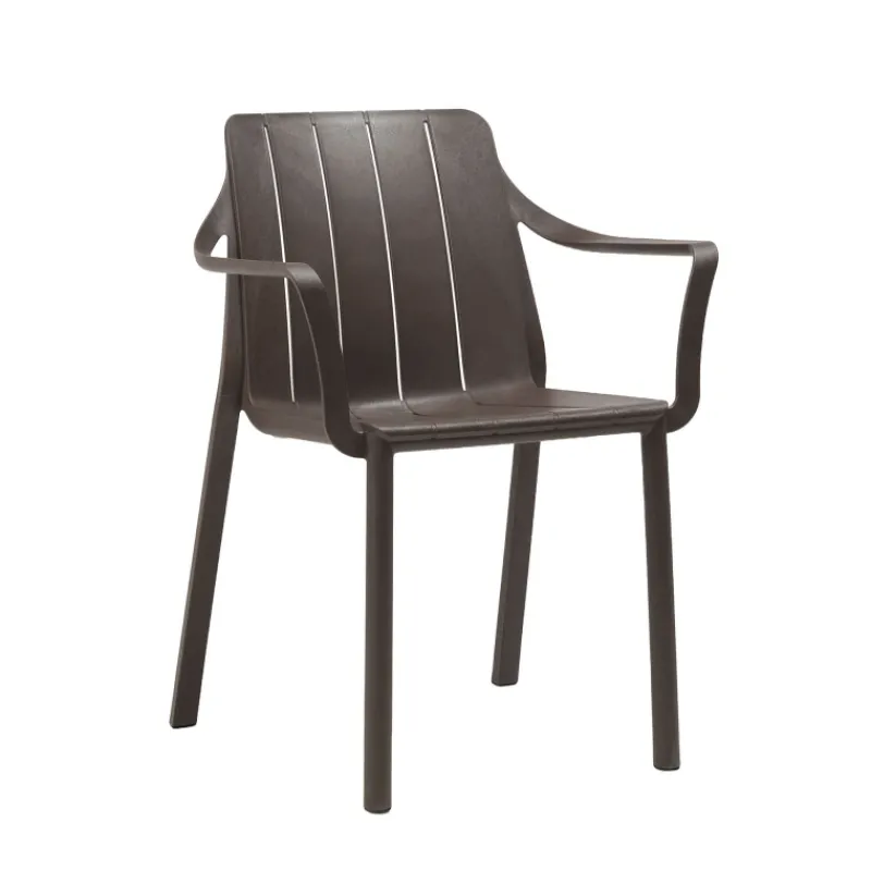 Tiberina Fauteuil de jardin empilable en polypropylène> Fauteuil De Jardin