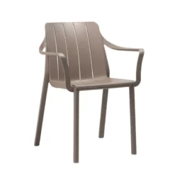 Tiberina Fauteuil de jardin empilable en polypropylène><noscript><img width=