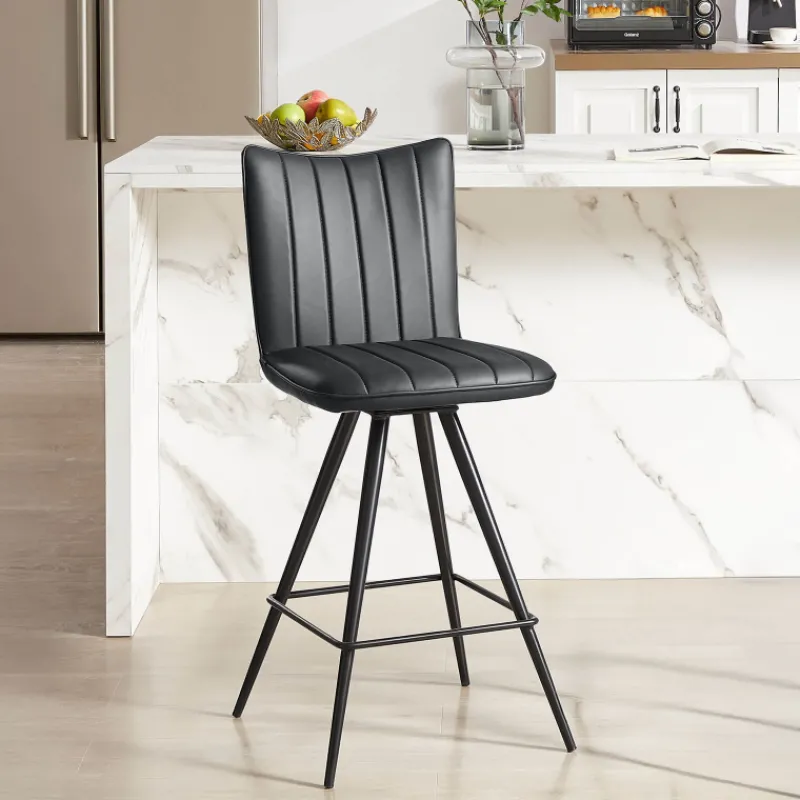 TiméoTabouret snack pivotant avec pieds obliques> Tabouret De Bar (assise +/- 80 Cm)|Chaise De Salle à Manger