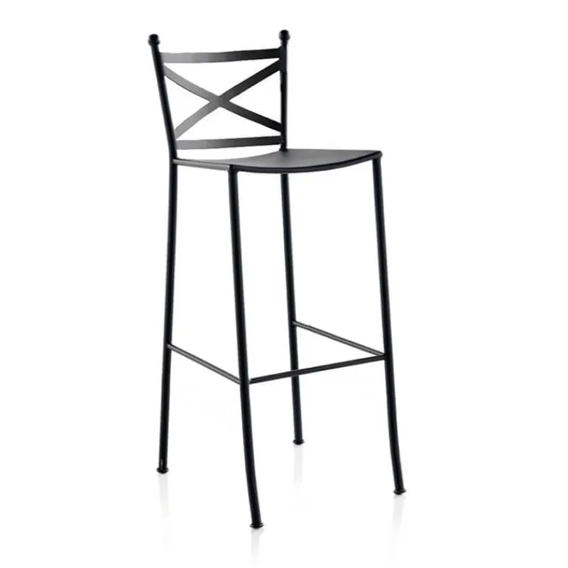 Jayso Toledo Tabouret provençal en métal> Tabouret Snack (assise +/- 65 Cm)|Tabouret De Bar (assise +/- 80 Cm)