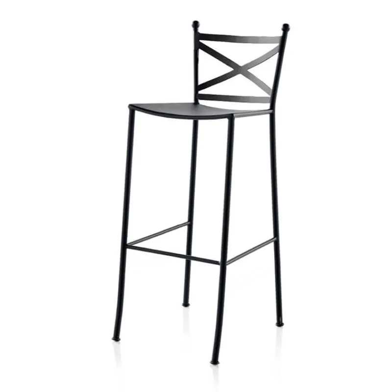 Jayso Toledo Tabouret provençal en métal> Tabouret Snack (assise +/- 65 Cm)|Tabouret De Bar (assise +/- 80 Cm)
