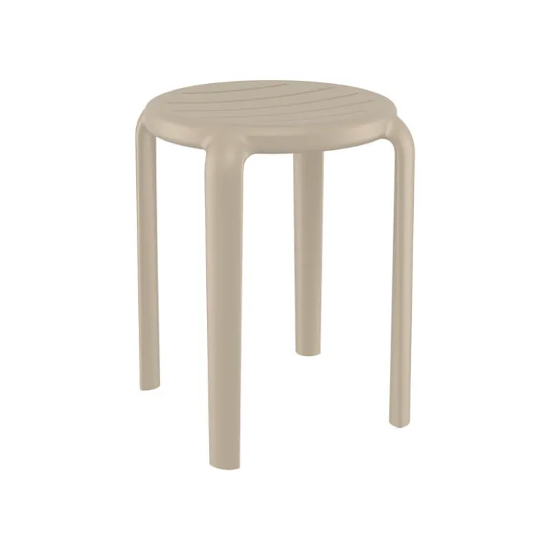 Tom Tabouret bas sans dossier empilable en polypropylène> Tabouret Bas (assise +/- 45 Cm)
