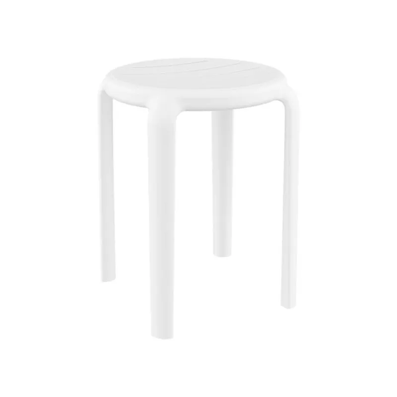 Tom Tabouret bas sans dossier empilable en polypropylène> Tabouret Bas (assise +/- 45 Cm)