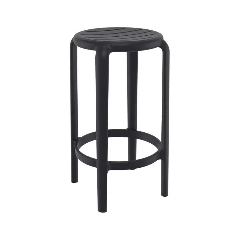 Tom Tabouret snack sans dossier en polypropylène> Tabouret Snack (assise +/- 65 Cm)|Tabouret De Bar (assise +/- 80 Cm)
