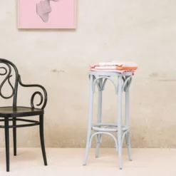Ton 73 ® Tabouret de bar en bois style bistrot sans dossier><noscript><img width=