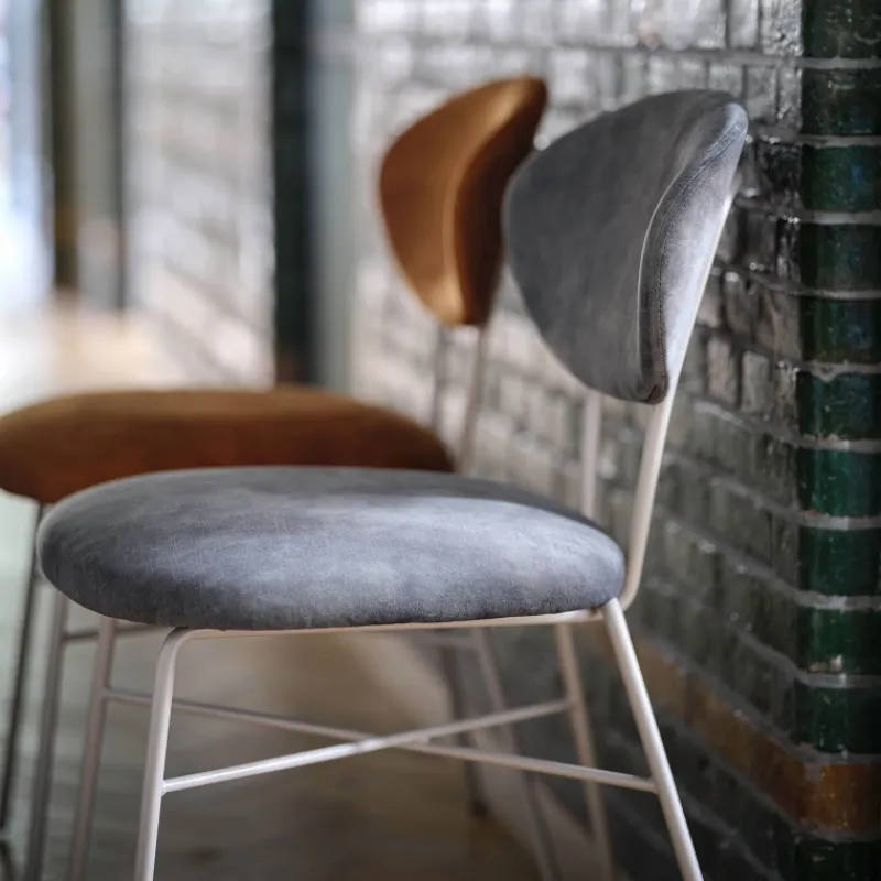 Mobitec Toro ® Chaise cosy minimaliste en tissu et pieds métal> Chaise De Salle à Manger|Chaise Salon