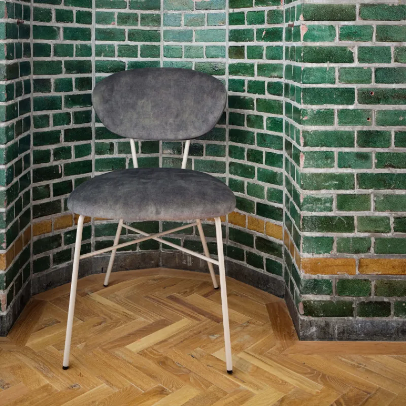 Mobitec Toro ® Chaise cosy minimaliste en tissu et pieds métal> Chaise De Salle à Manger|Chaise Salon