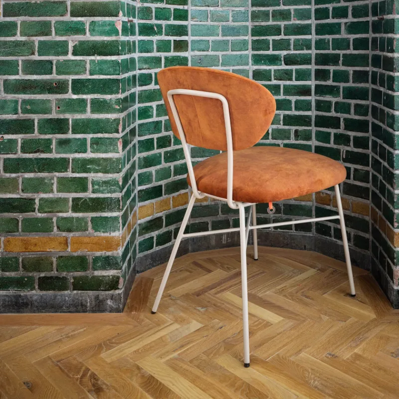 Mobitec Toro ® Chaise cosy minimaliste en tissu et pieds métal> Chaise De Salle à Manger|Chaise Salon