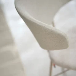 Mobitec Toro ® Fauteuil minimaliste cosy en tissu avec pieds en métal><noscript><img width=