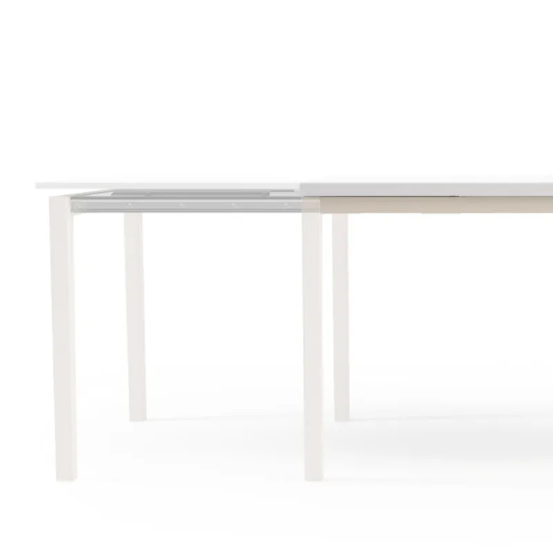 Cancio Toy bois Table de cuisine en verre avec rallonge> Table De Cuisine