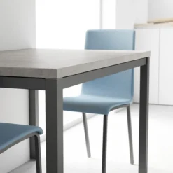 Cancio Toy métal Table de cuisine en céramique avec rallonge hauteur 75 cm><noscript><img width=