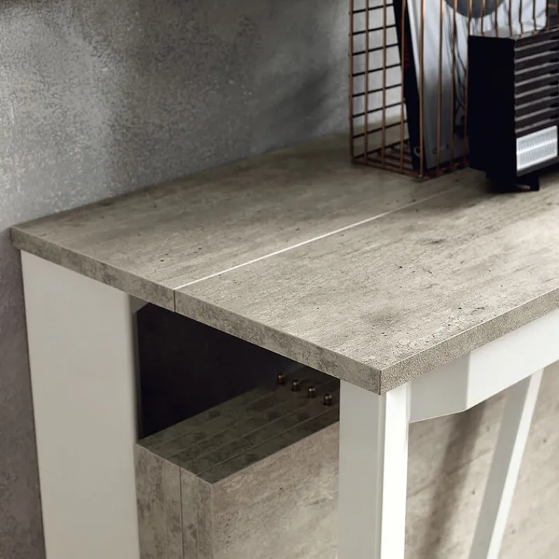 Altacom Trek Console extensible transformable en table en mélaminé> Table Pour Petit Espace