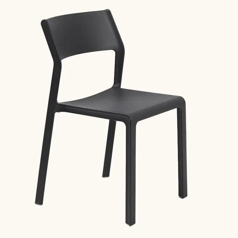 Trill bistrot Chaise moderne en polypropylène empilable> Chaise De Cuisine