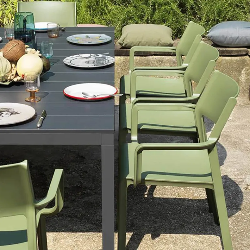 Trill Fauteuil de jardin empilable en polypropylène> Chaise De Jardin|Fauteuil De Jardin