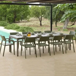 Trill Fauteuil de jardin empilable en polypropylène><noscript><img width=