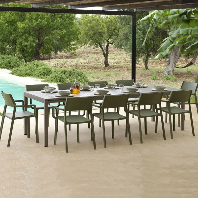 Trill Fauteuil de jardin empilable en polypropylène> Chaise De Jardin|Fauteuil De Jardin