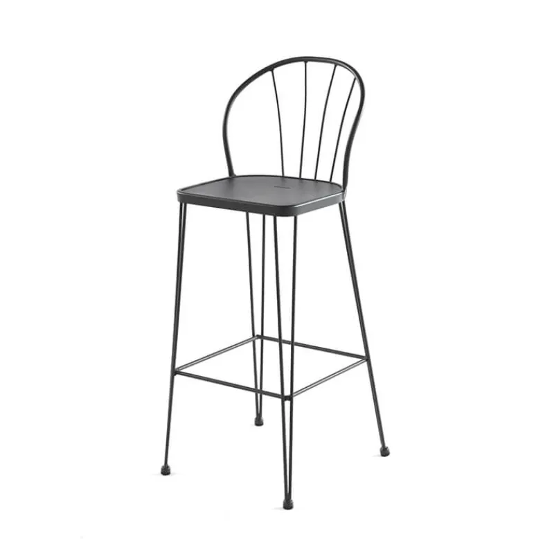 Jayso Tudela Tabouret haut en métal vintage> Tabouret Snack (assise +/- 65 Cm)|Tabouret De Bar (assise +/- 80 Cm)