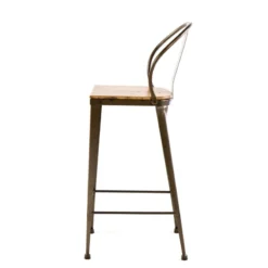 Jayso Turia TB 317 Tabouret industriel en métal et bois><noscript><img width=