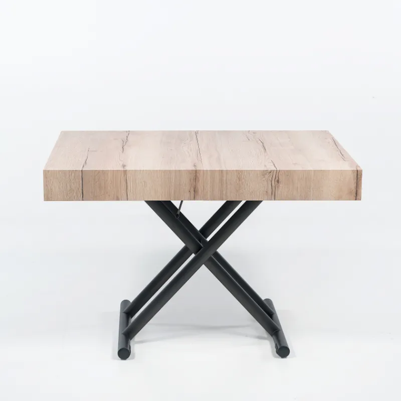 Altacom Ulisse Table relevable en mélaminé avec allonges> Table De Salon|Table Pour Petit Espace